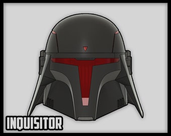 Mandalorian Inquisitor Custom Helmet 3d print