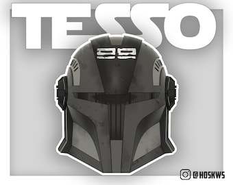 Tesso Custom Mandalorian Helm