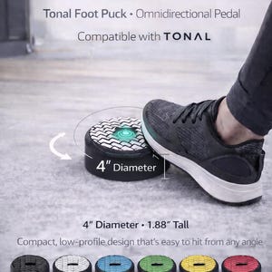 Tonal Foot Puck Omni-directional Pedal to Activate Tonal