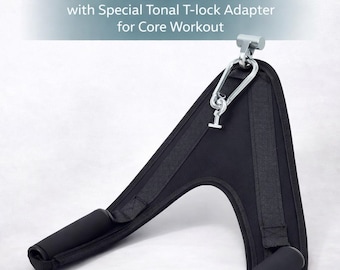 Tonal Compatible Ab Harness: Core Workout Accessory with T-lock Adapter