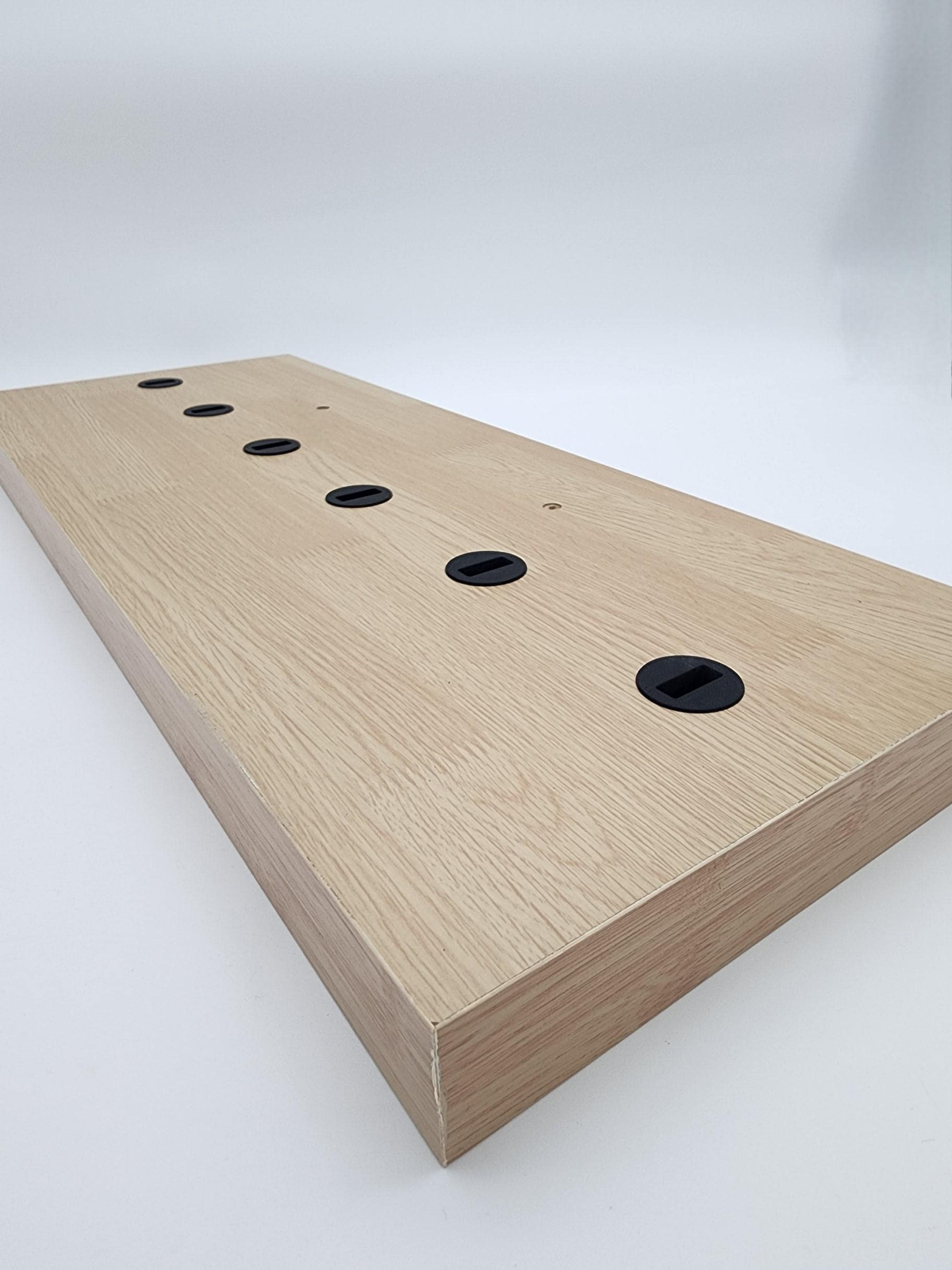Maple Wood Floating Shelf for Tonal Gym Accessories - 24 inch