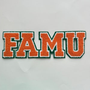 Toppa da stirare. FAM. HBCU. Toppa universitaria. Accessori HBCU. College HBCU. Etsy di proprietà di neri. Toppa universitaria. Toppa HBCU. Florida