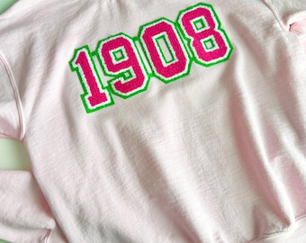 Soft Pink. Tie dye. Sorority hoodie. Sorority Paraphernalia. Pink and Green t-shirt. Pink and Green. Pink Sorority shirt. Black Owned Etsy