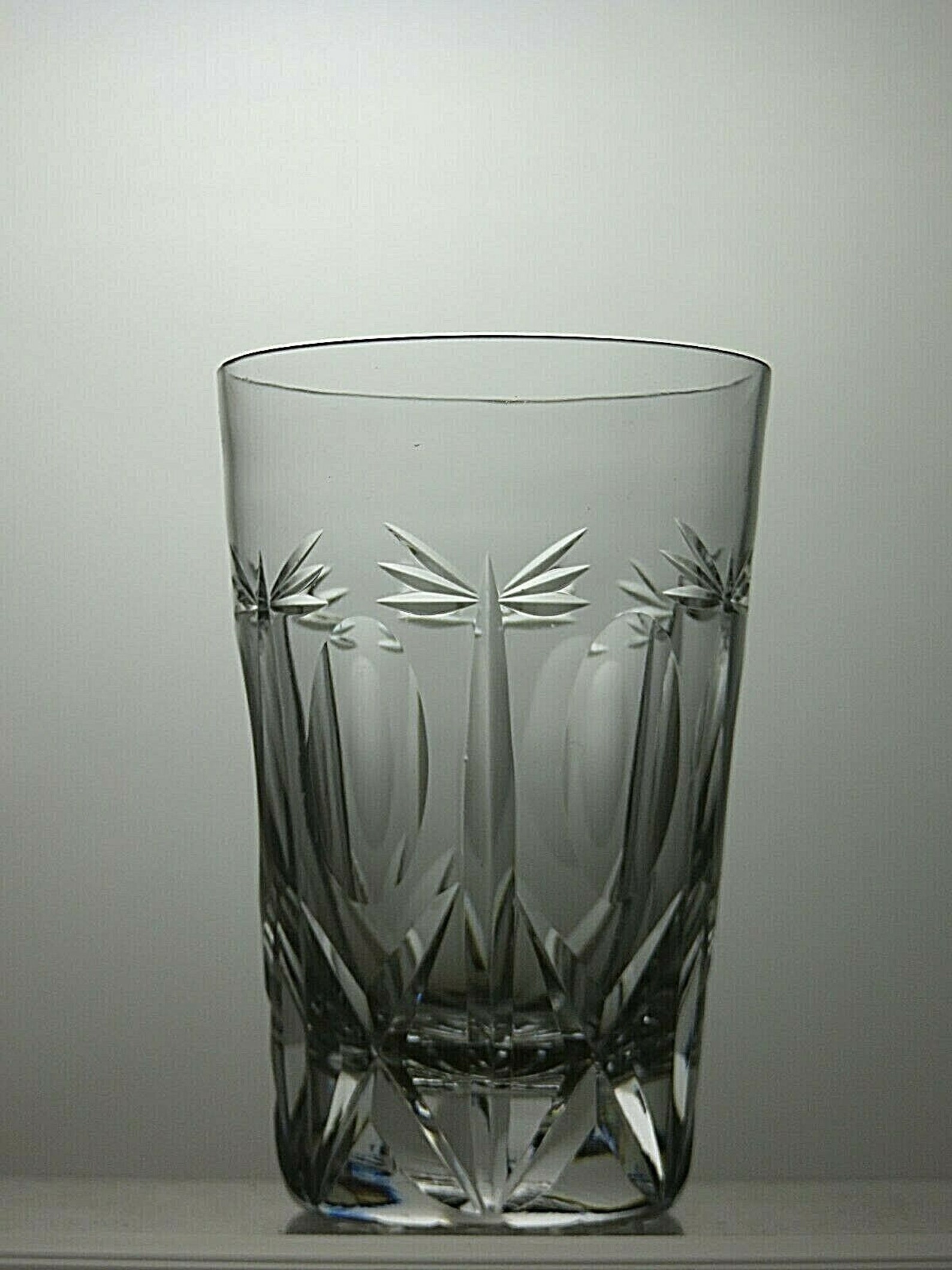 Brier Crystal Totem Cut Flat Tumblers Set of 5 Glasses 5 Etsy