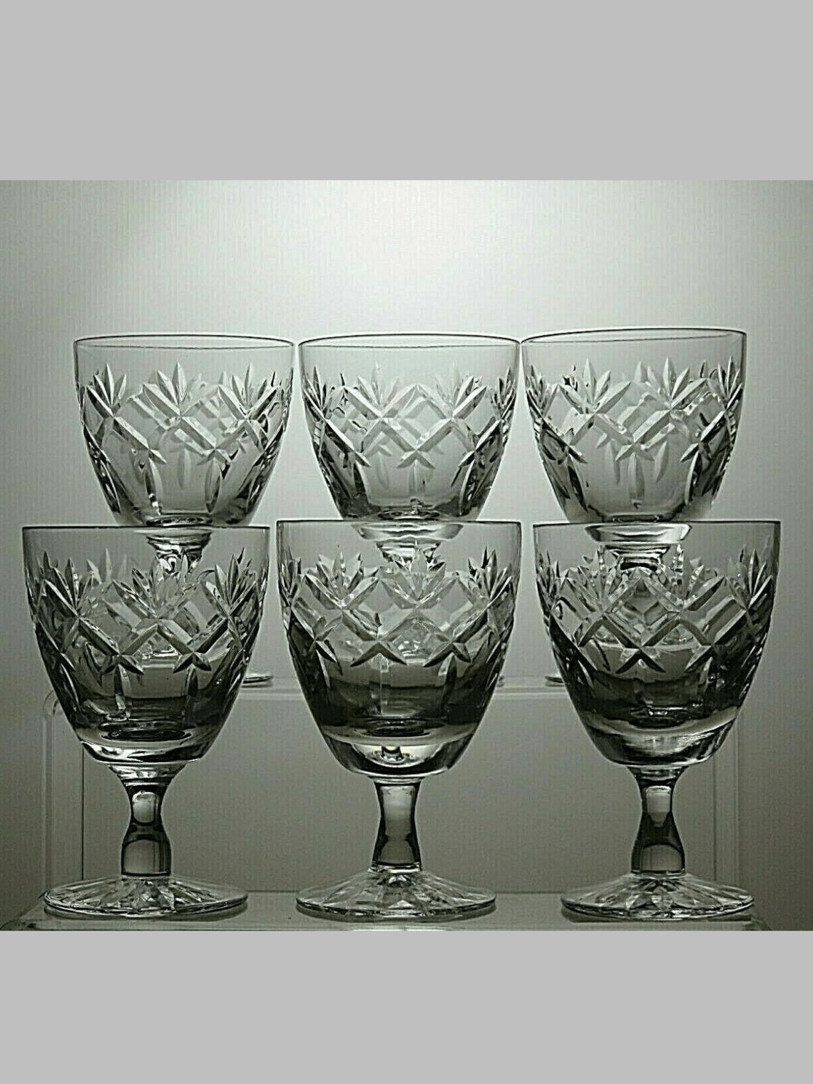 Royal Doulton Crystal Prince Charles Cut Glass Set Etsy