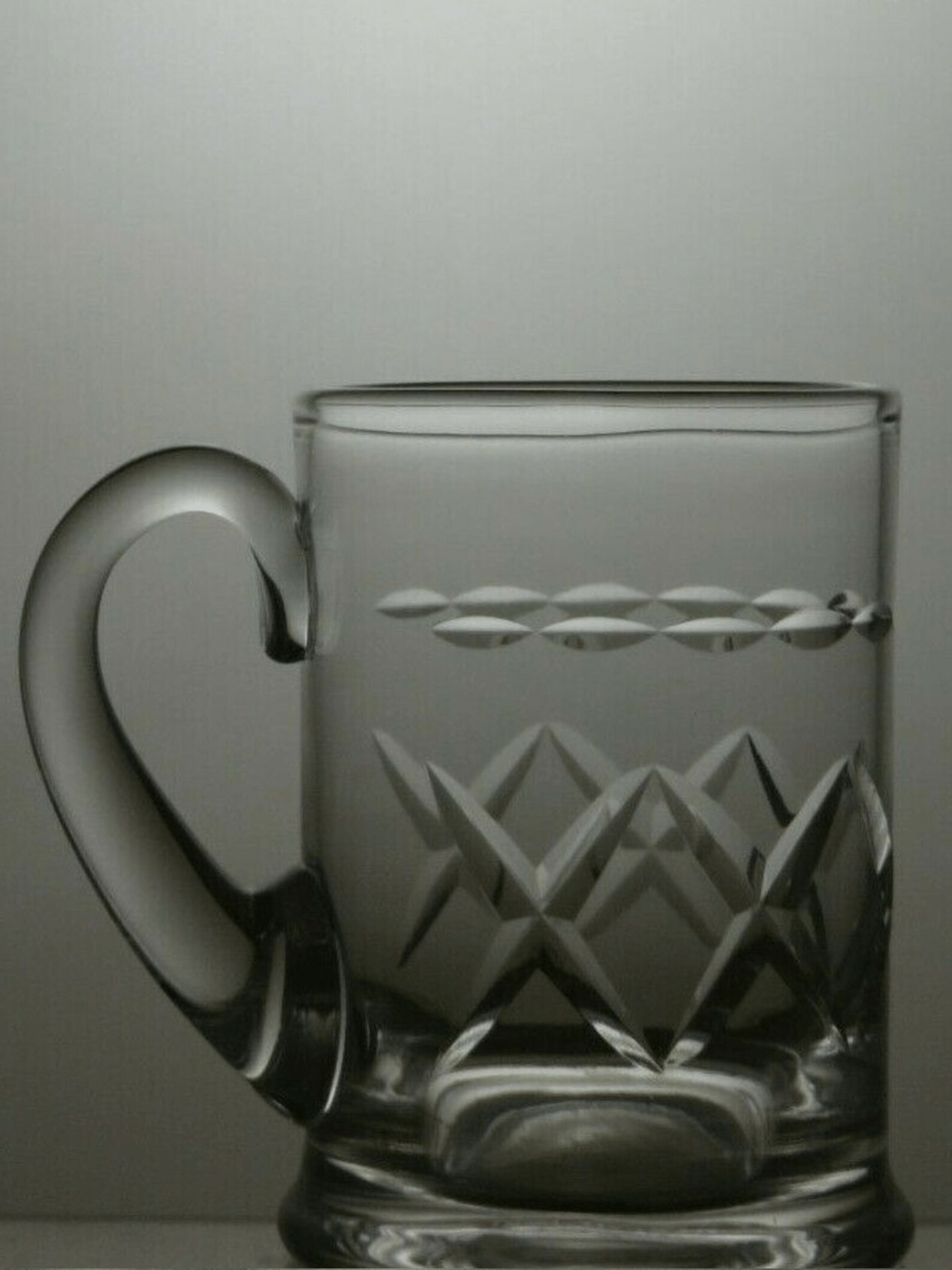 Stuart Lead Crystal Beau Cut Glass Beer Mug Etsy