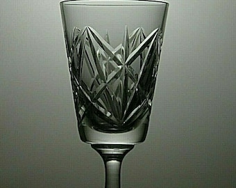 Schönes Bleikristall Likör Set mit 6 Gläsern 10cm - 43B