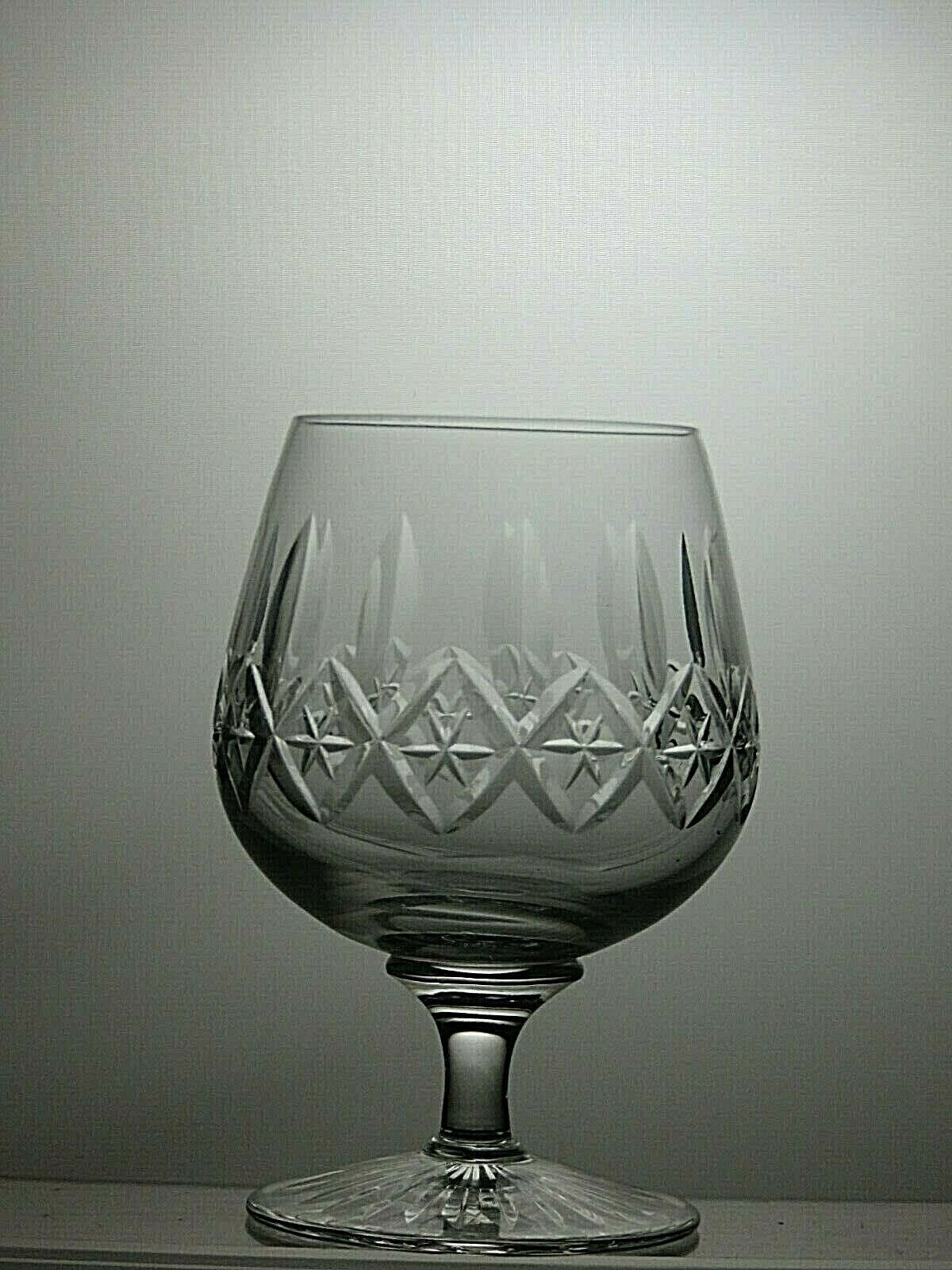 Lead Crystal Cut Glass Small Brandy Set Of 5 Glasses 4 1432C Art
