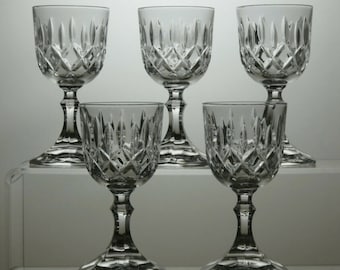 Bleikristall Schliffglas Likör Set von 5 Gläsern 10cm - 43C