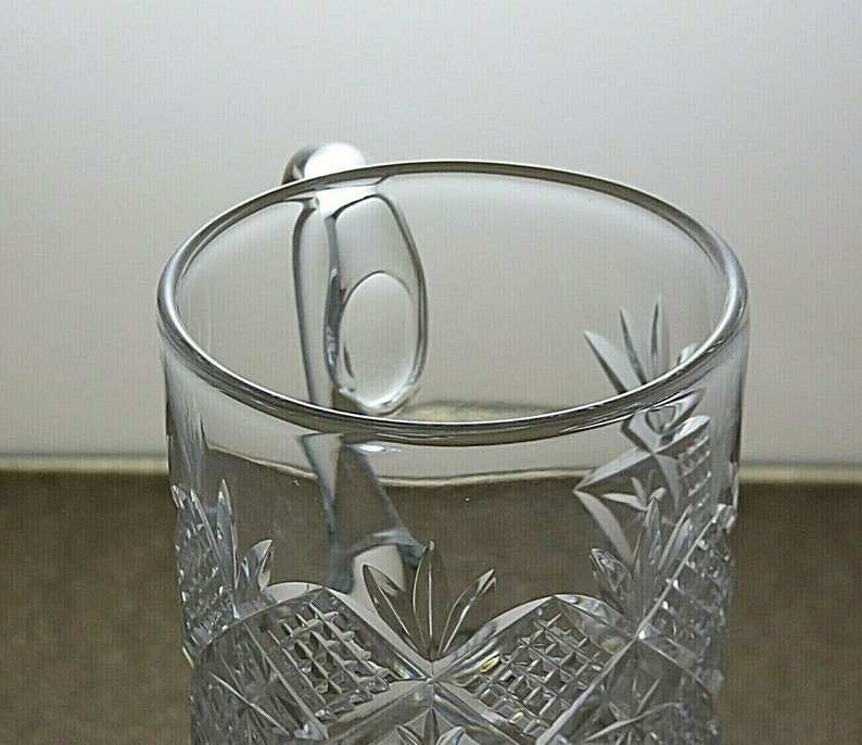 Royal Brierley Lead Crystal Cut Glass Beer Mug Tankard 5 Etsy Ireland