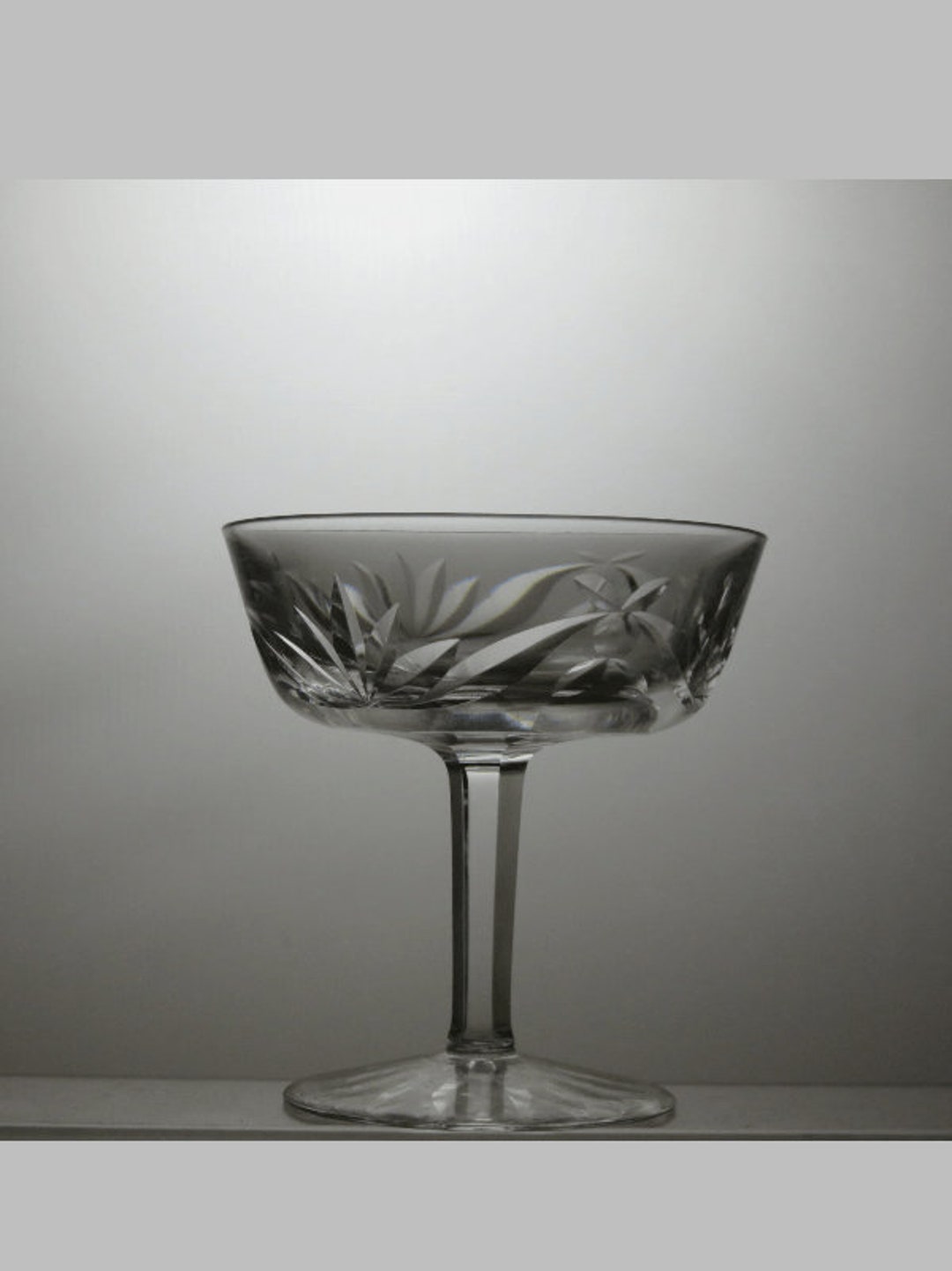 Waterford Crystal ashling Cut Champagne Coupe Tall Etsy