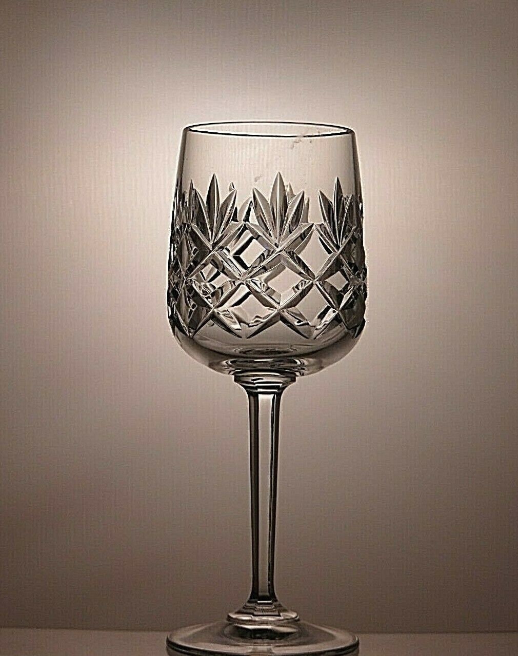 Set of 6 Bohemia Crystal Wine Glasses: 640ml Barbara