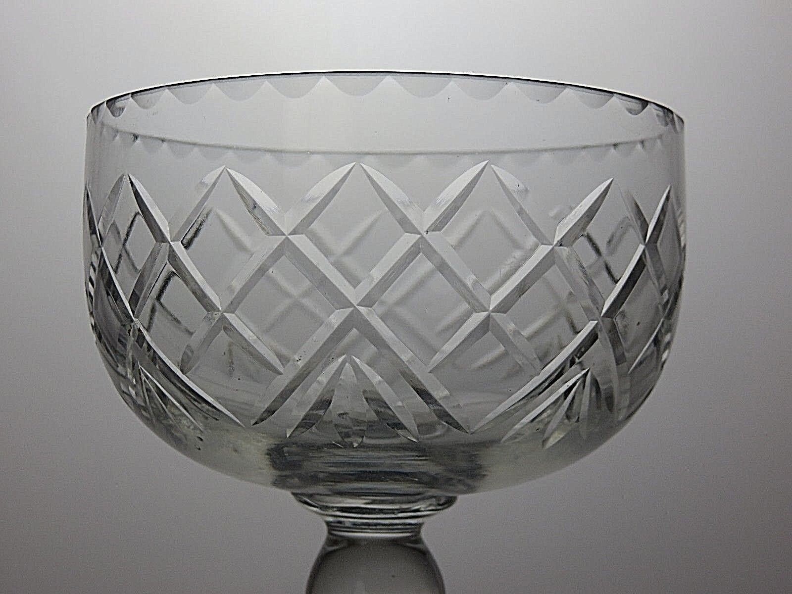 Cut Glass Crystal Dessert Bowls Set Of 5 Ice Cream/Champagne Etsy