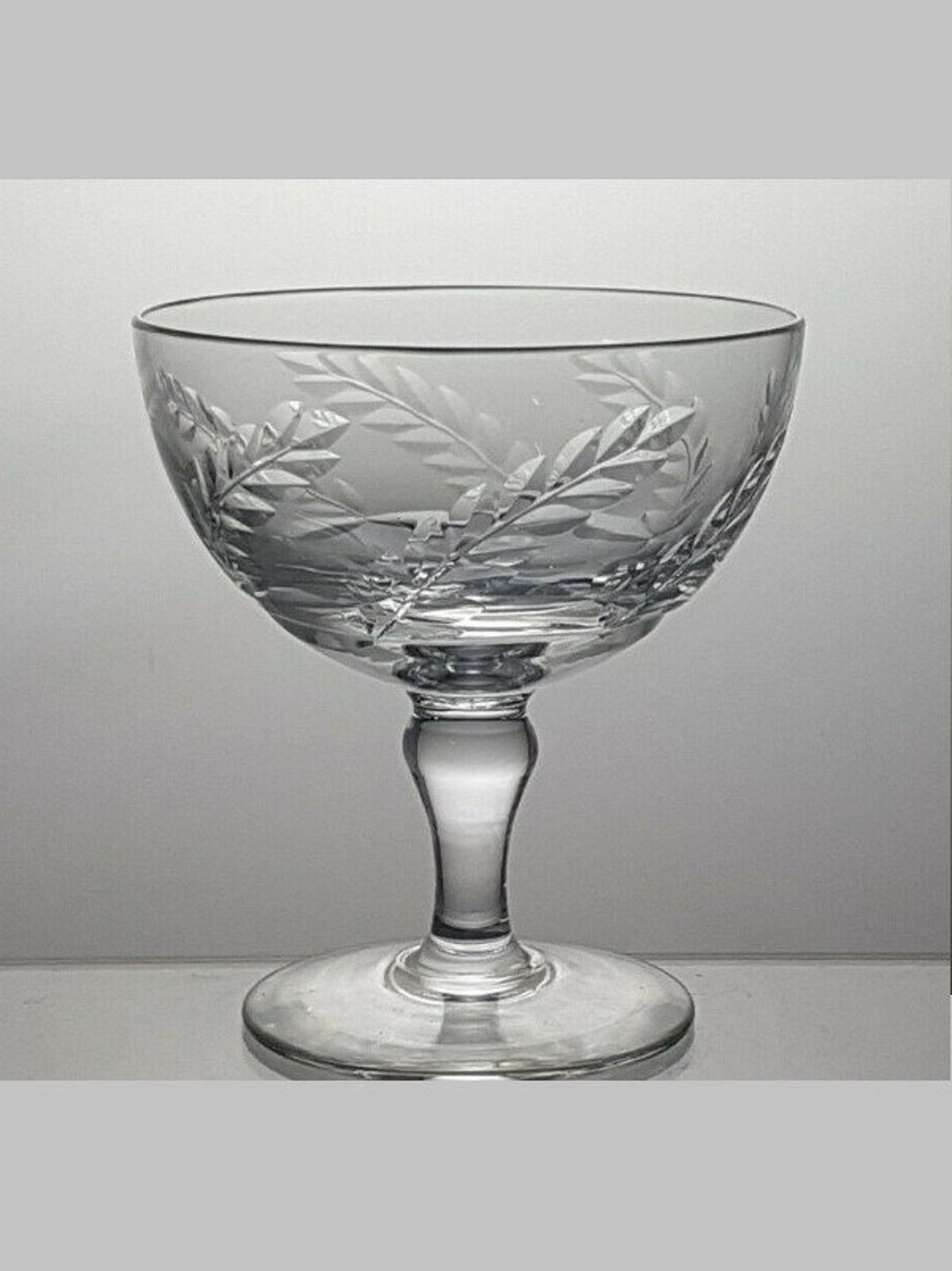 Crystal Cut Glass Dessert Pudding Sundae Dish/bowl 3 3/4 Etsy