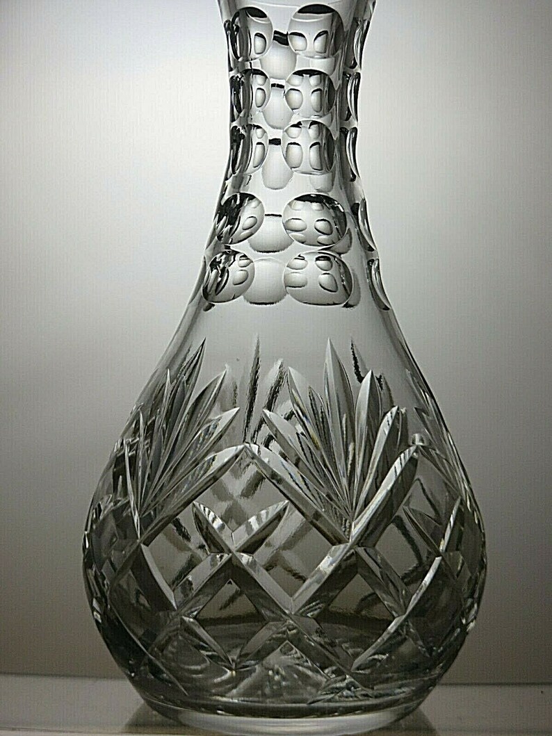 Tutbury Crystal Cut Glass Lead Crystal Wine Water Carafe 8 Etsy