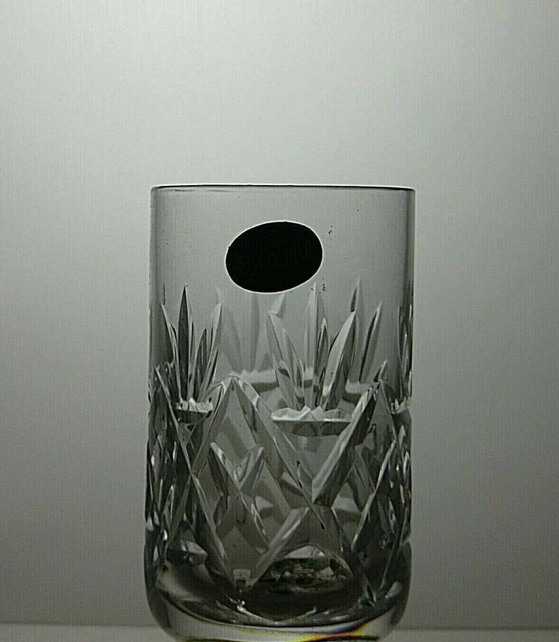 Bohemia Crystal Cut Glass Set of 6 Tumblers 3 3/4 13B Etsy