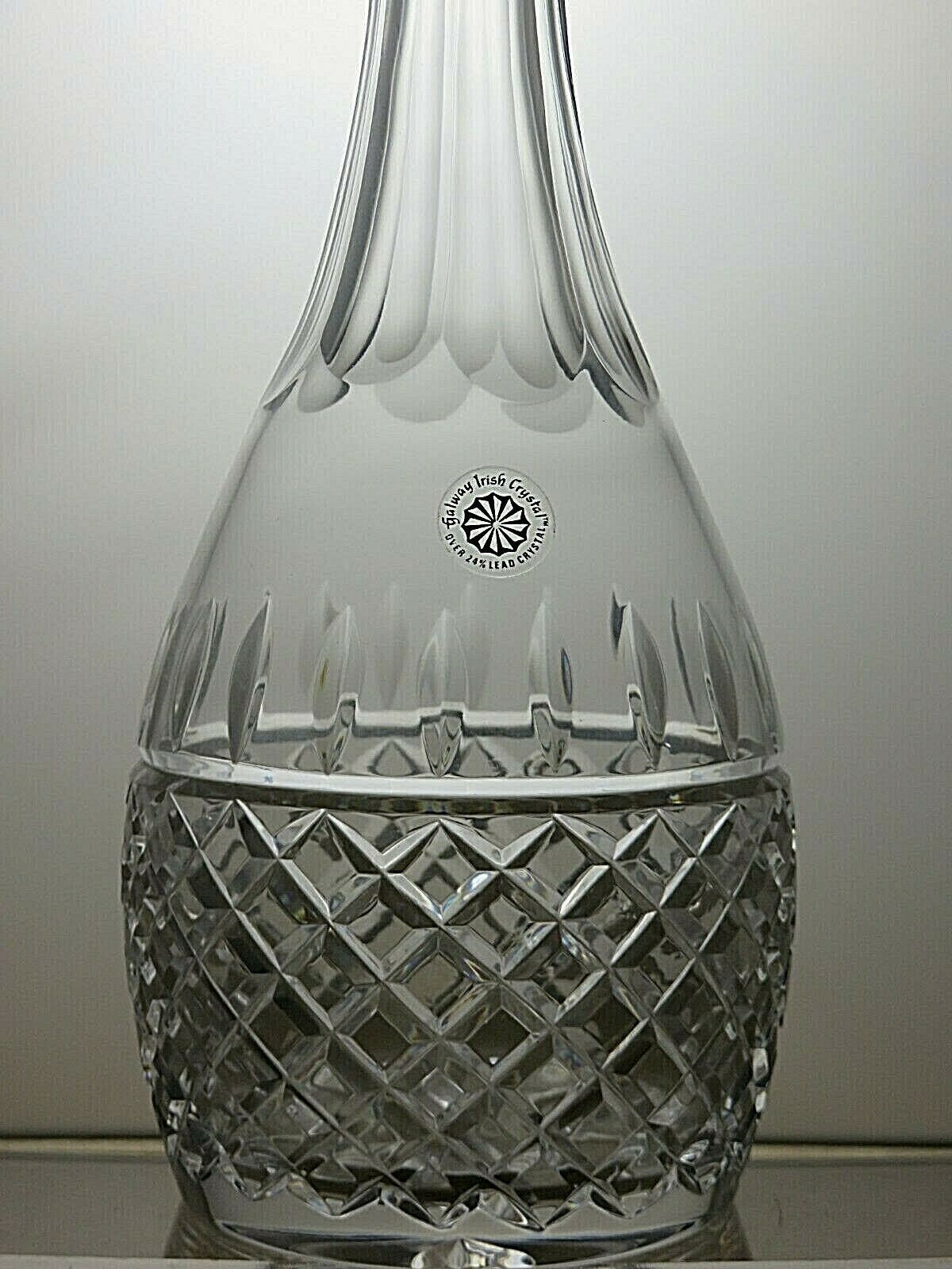 Vintage Galway Crystal Rathmore Cut Glass Round Etsy