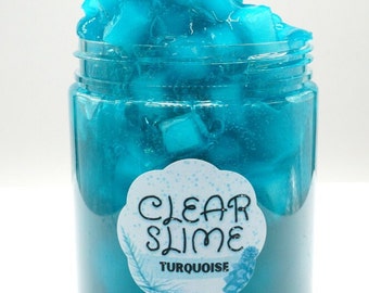 Gelatina transparente Cube Slime | Moco para jugar | | de moco antiestrés Jelly Cube Clear Slime en muchos colores | Sin bórax