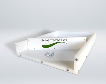 Moldes reutilizáveis de resina epóxi HDPE de 45cm x 30cm (18” x 12”)