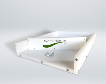 60 cm x 40 cm (24” x 16”) HDPE epoxiharts återanvändbara formar