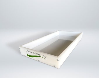 Moldes reutilizáveis de resina epóxi HDPE de 60 cm x 30 cm (24” x 12”)