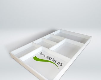 HDPE epoxihartsform: Multifunktionsinsatser (100 cm x 60 cm)