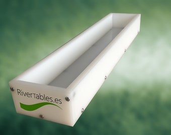 Moldes reutilizáveis de resina epóxi HDPE de 60 cm x 10 cm (23” x 4”)