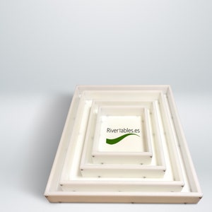 HDPE Mold for Epoxy Resin. Re-useable. Complete Set