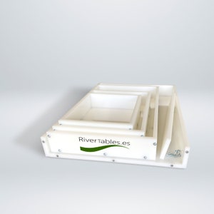 HDPE Mold for Epoxy Resin. Re-useable. Complete Set