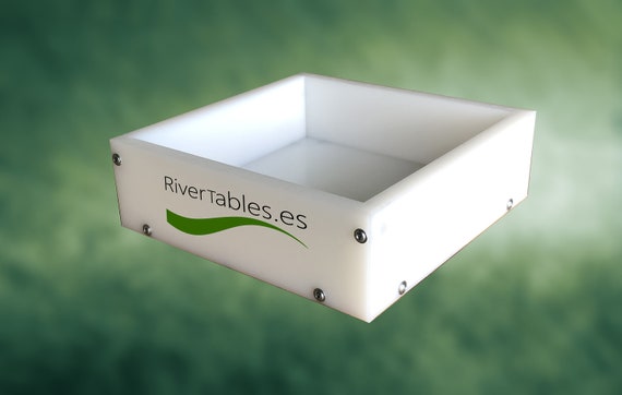 HDPE Epoxy Resin Mold: Reusable 8" x 8" Square