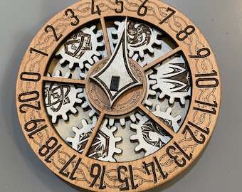 Round life counter for LORCANA TG