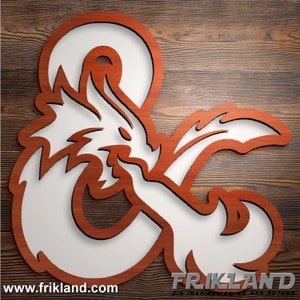Dungeon & Dragons — logo 3D