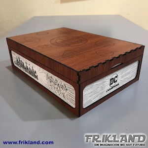 DC Champions – pudełko LCG Storage Premium (2 miejsca na karty w układzie poziomym)