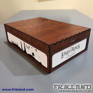 Pudełko Premium Lord of the Rings LCG Storage (2 miejsca na karty w układzie poziomym)