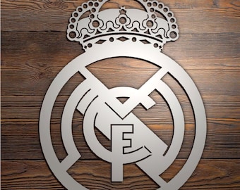 Real Madrid - 3D Football Badge Wall Art – Stylish & Passionate Decor