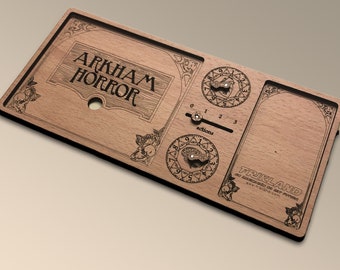 4x Arkham Horror LCG Player Board "Clock Version" (un pack de 4x)