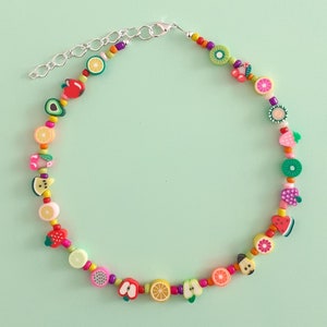 Beaded Fruit Necklace