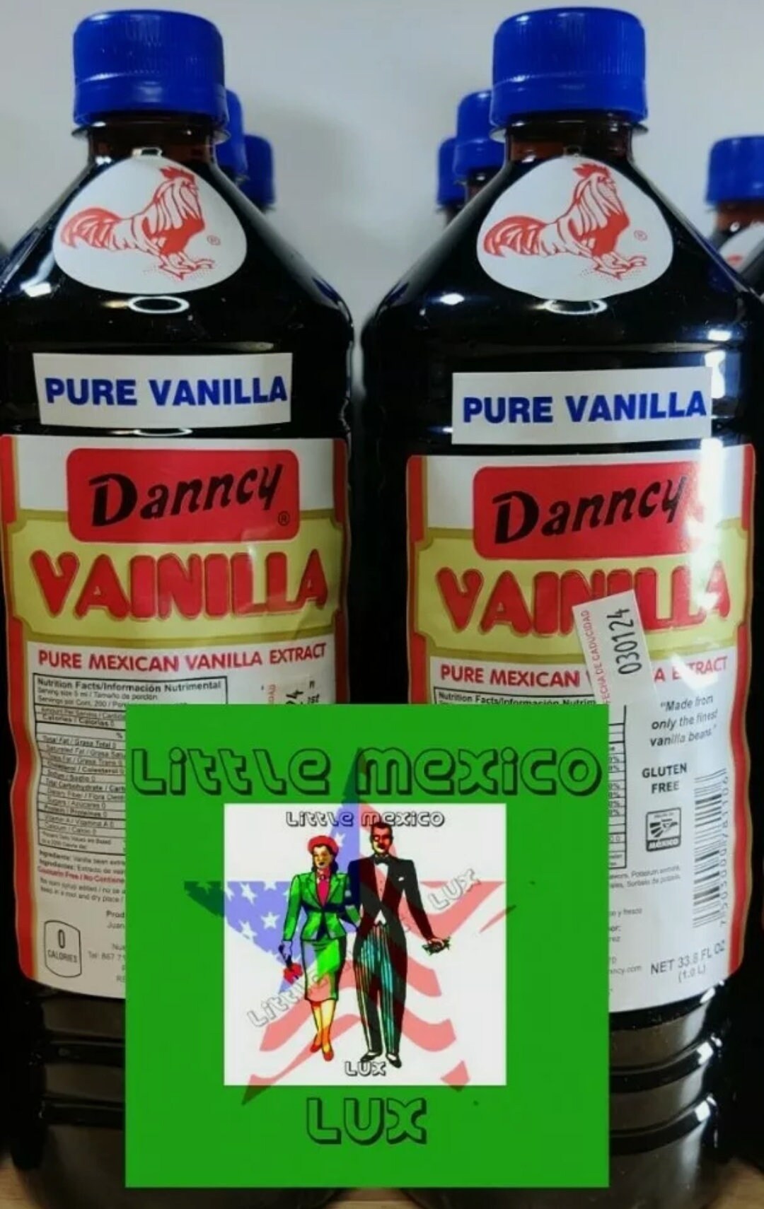 2 X Danncy Dark Pure Mexican Vanilla Extract From Mexico 33.8 Etsy