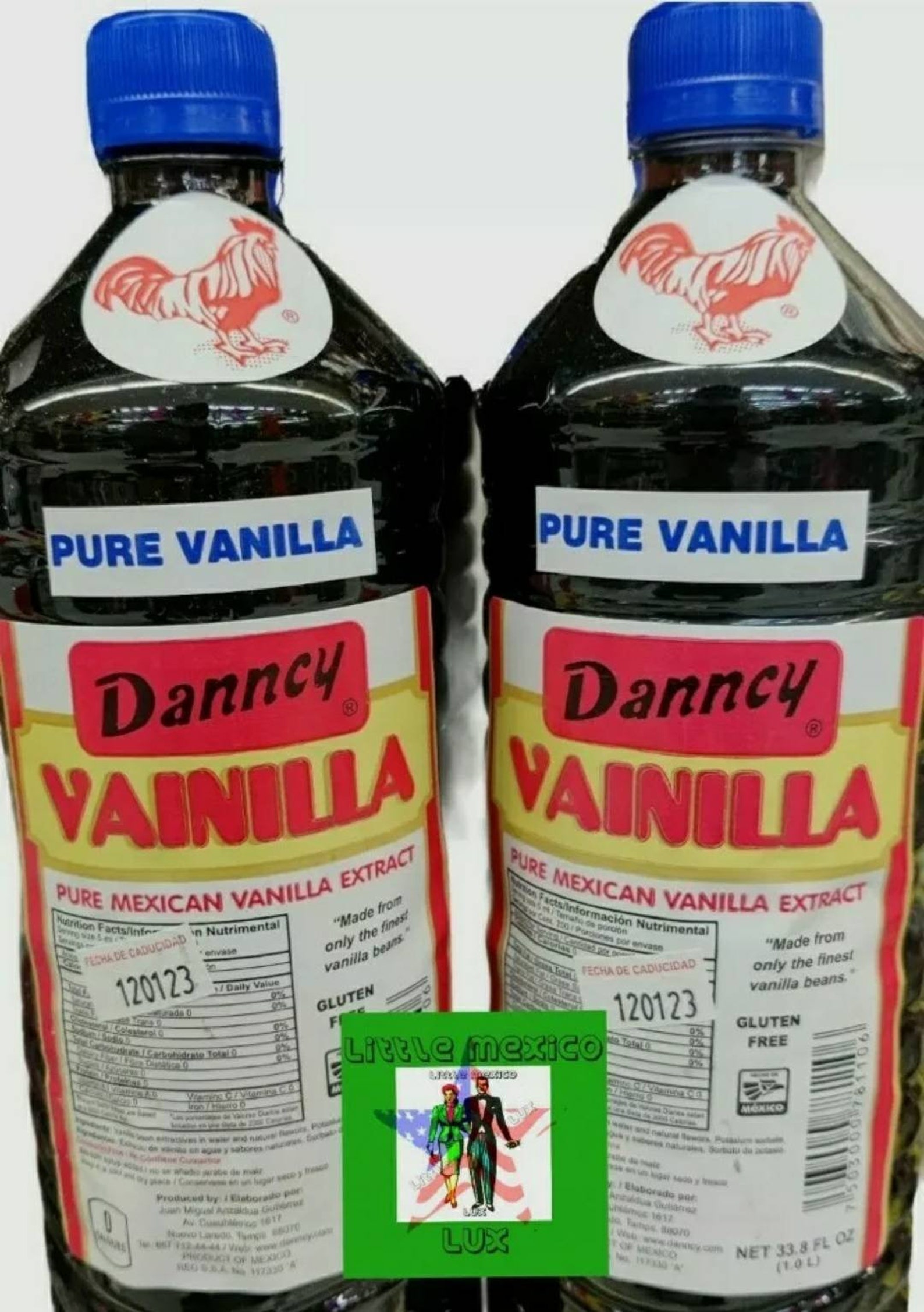 Two 2 Danncy Dark Pure Mexican Vanilla Extract From Mexico Etsy