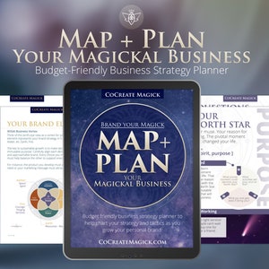 Map Plan Your Magickal Business Budget-Friendly Business Strategy Planner image 1