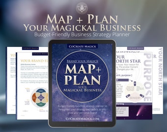 Map + Plan Your Magickal Business Budget-Friendly Business Strategy Planner
