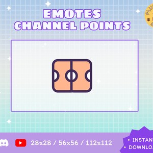 Campo de baloncesto Twitch Emote / Kawaii / Streamer / Streamer Graphics