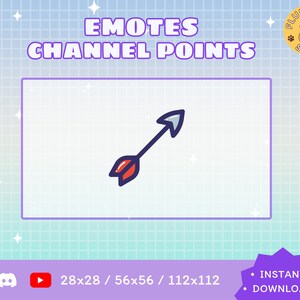 Arrow Twitch Emote / Kawaii / Streamer / Streamer Graphics