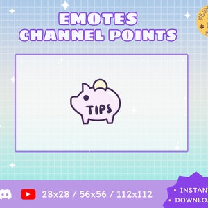 Moneybox Twitch Emote / Kawaii / Streamer / Streamer Graphics