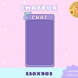 Twitch Headset Chatbox / Twitch / Cute / Pastel / Kawaii