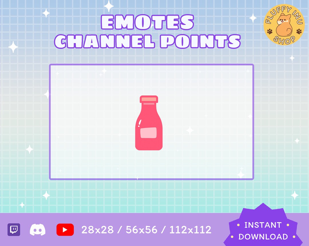Ketchup Twitch Emote / Twitch Emote / Kawaii / Streamer / Streamer ...