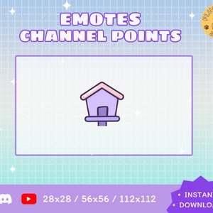 Bird Nest Twitch Emote / Kawaii / Streamer / Streamer Graphics