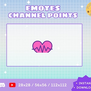 Pulse Twitch Emote / Kawaii / Streamer / Streamer Graphics