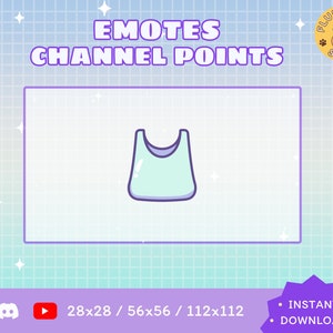 ビニール袋のTwitchエモート / かわいい / ストリーマー / ストリーマーグラフィック