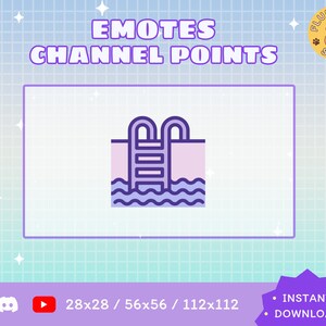 Pool Twitch Emote / Kawaii / Streamer / Streamer Graphics